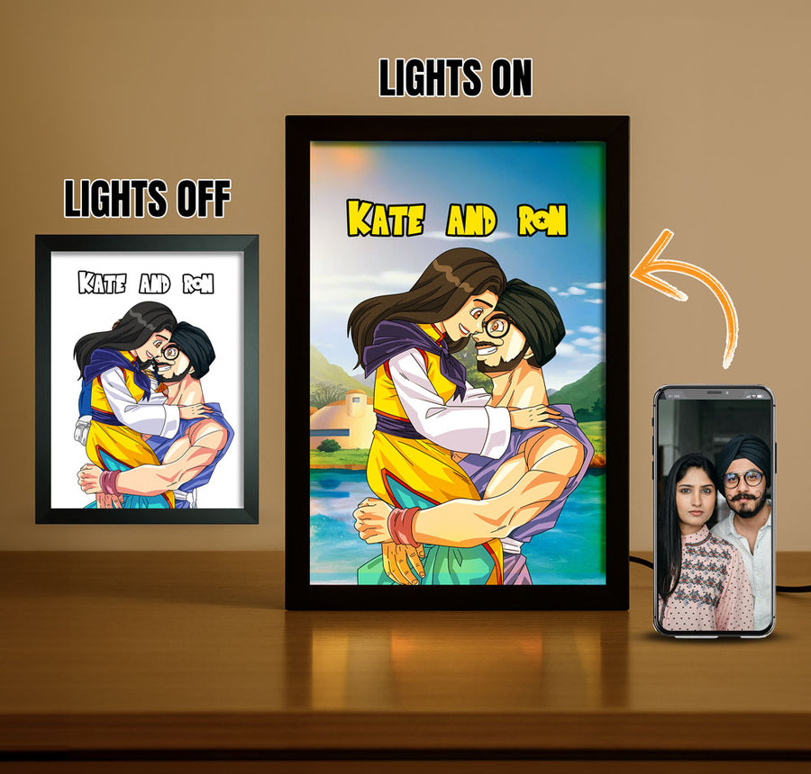 Saiyanify Me - Custom Light Box Art