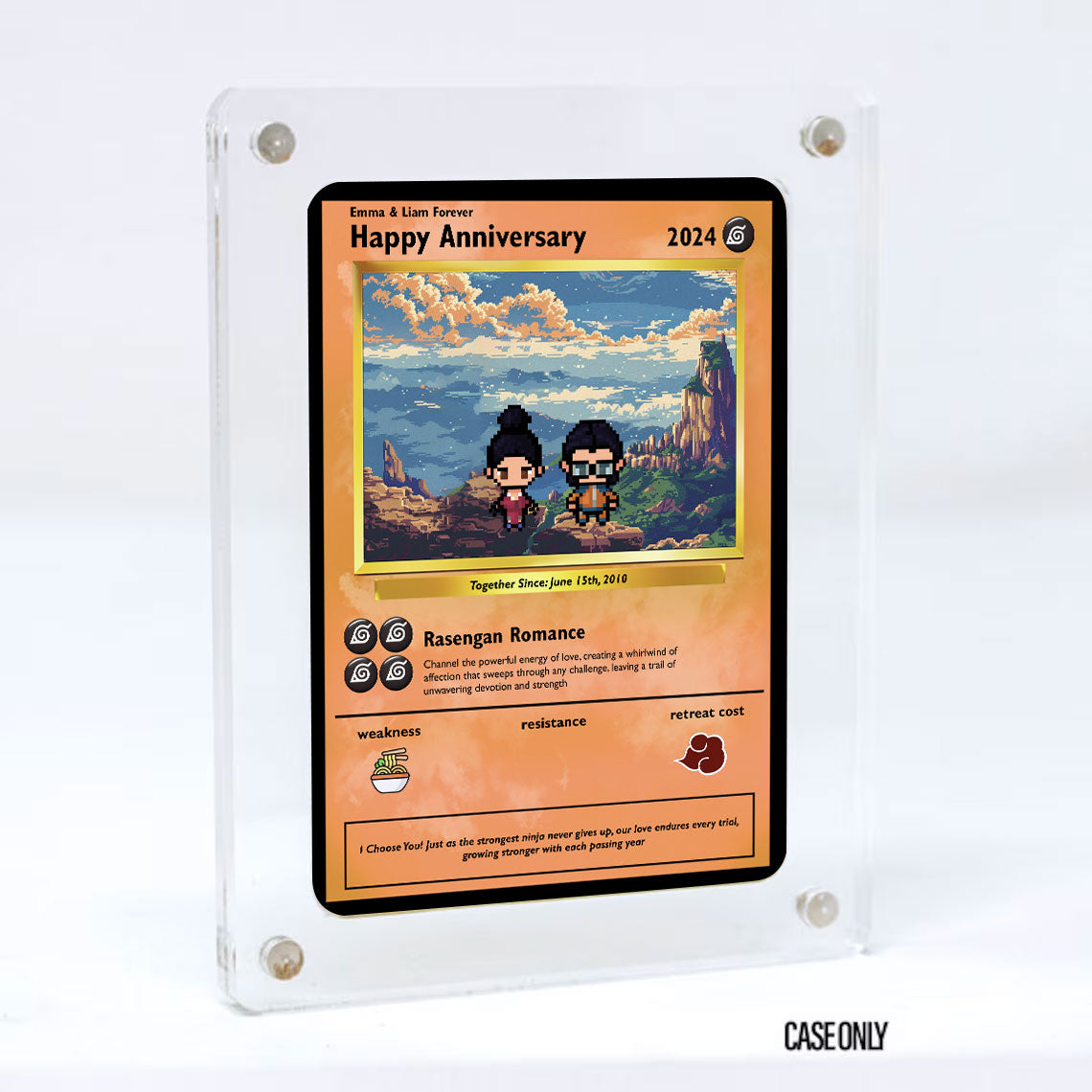 Build Your Own Shinobi Hero Love Card