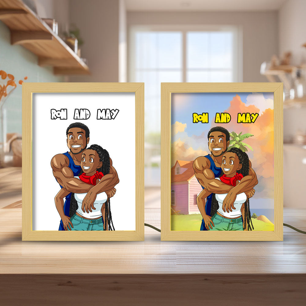 Saiyanify Me - Custom Light Box Art